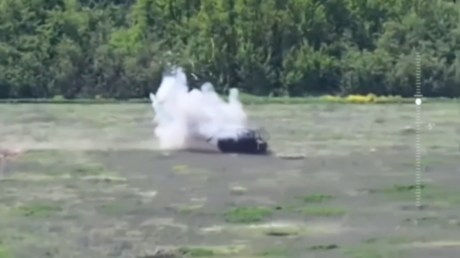 VIDEO: Drones rusos hacen arder equipo militar del régimen de Kiev